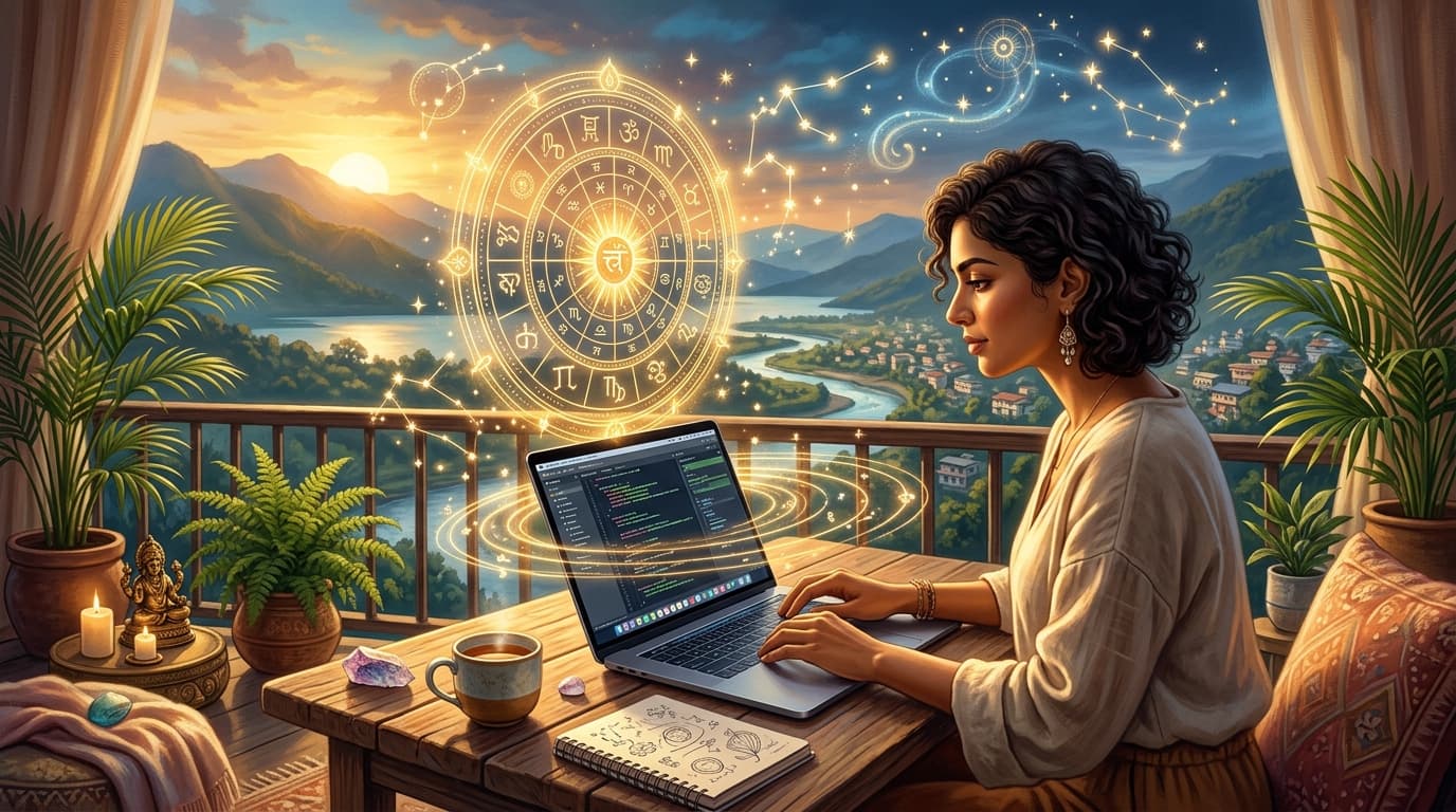 Born to Work From Home: 5 Birth Chart Placements That Thrive in Freelancing and Remote Jobs