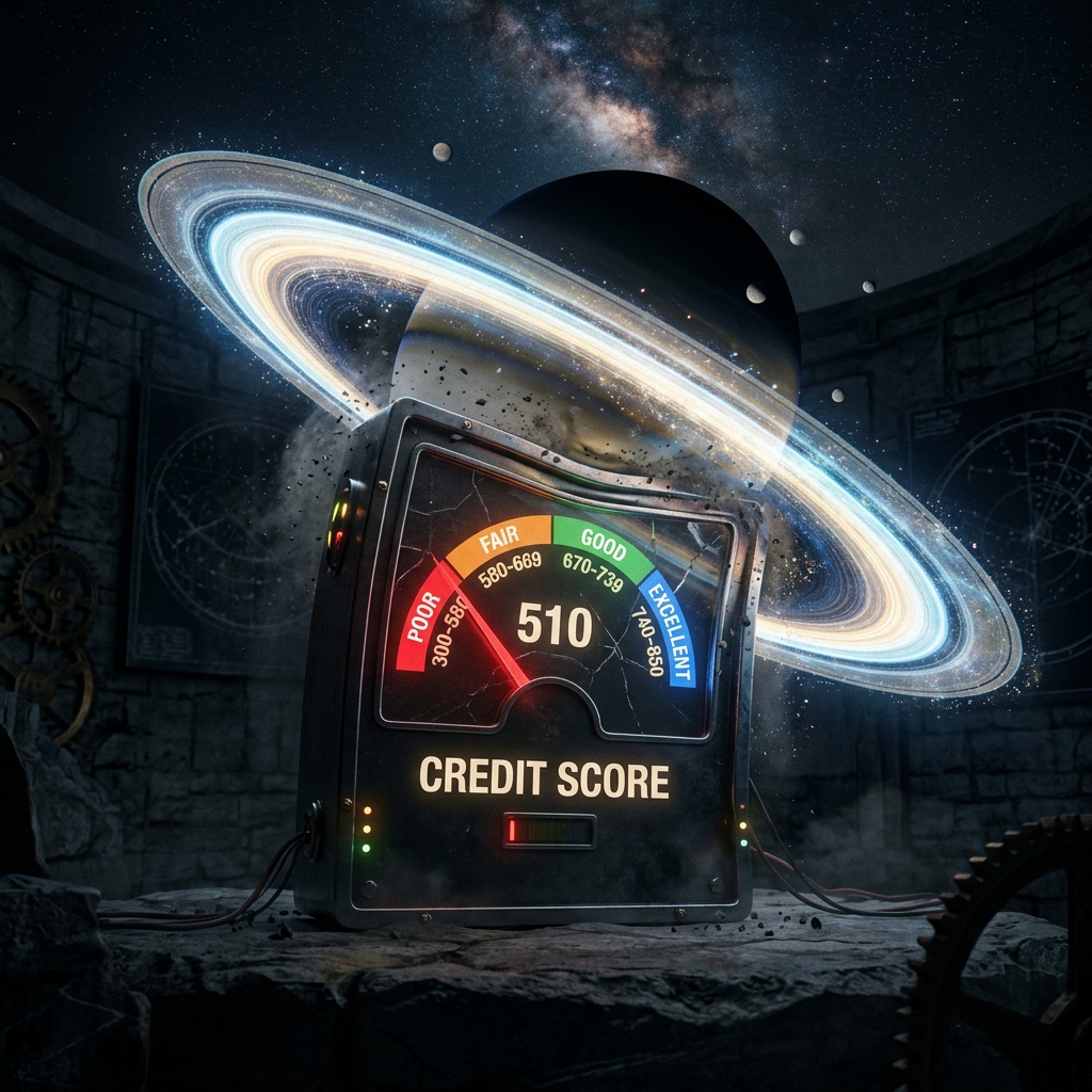 How Your Saturn Return Will Either Crush or Fix Your Credit Score